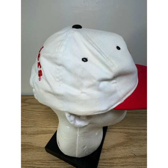 Vintage IU Indiana Hoosiers Hat Snapback Cap by Starter‎ The Right Hat White Red - Picture 5 of 8